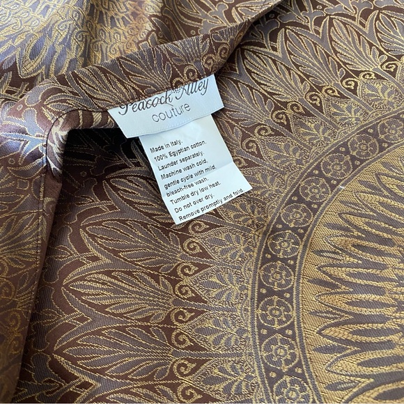 Peacock Alley Couture (2) Euro Shams and (1) Boudoir Sham Pillowcases - Picture 2 of 16